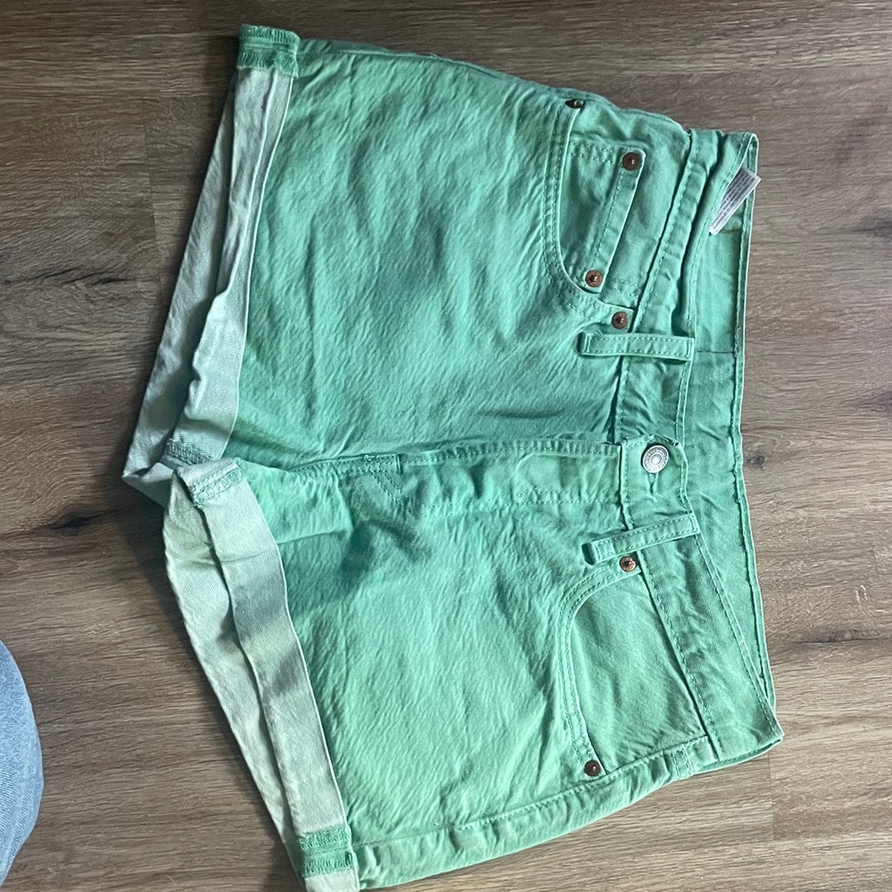Levi's Mint Green Women's Jean Shorts